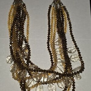 Multi-Strand Gold VINTAGE MALIA SASSY JONES Necklace